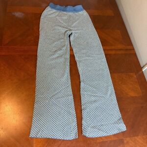 Komodo  Merino Wool Geometric Bell Bottom Pants Size 1